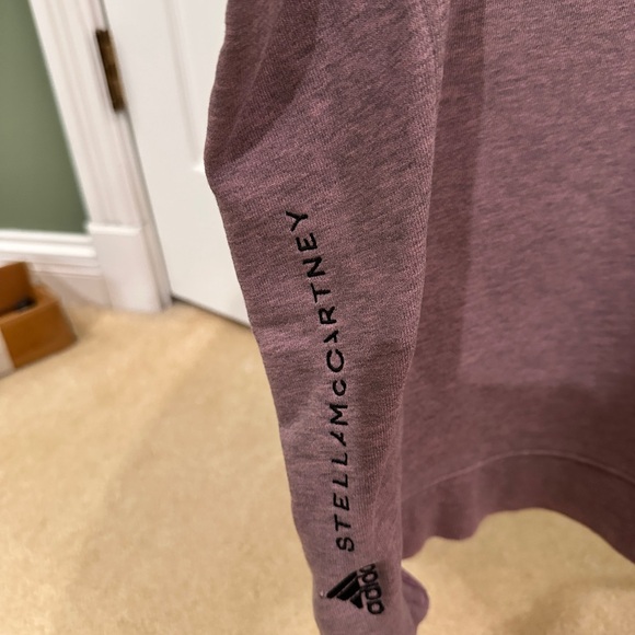 Women’s Adidas by Stella McCartney pink heathered Sweatshirt - Picture 4 of 6